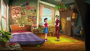 3 Minutes to Midnight Point and Click Adventure game comedy bedroom