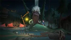 3 Minutes to Midnight Point and Click Adventure game comedy campsite