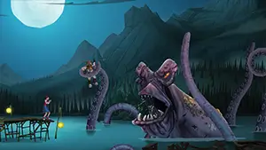 3 Minutes to Midnight Point and Click Adventure game comedy kraken